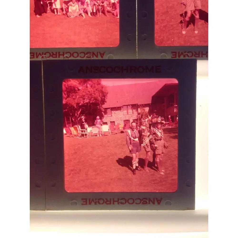 Lot 10 Vtg 1940s Halloween Costume Party Anscochrome Photographs Color Slides